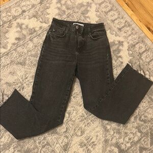 Zara Black High Rise Jeans Classic Style